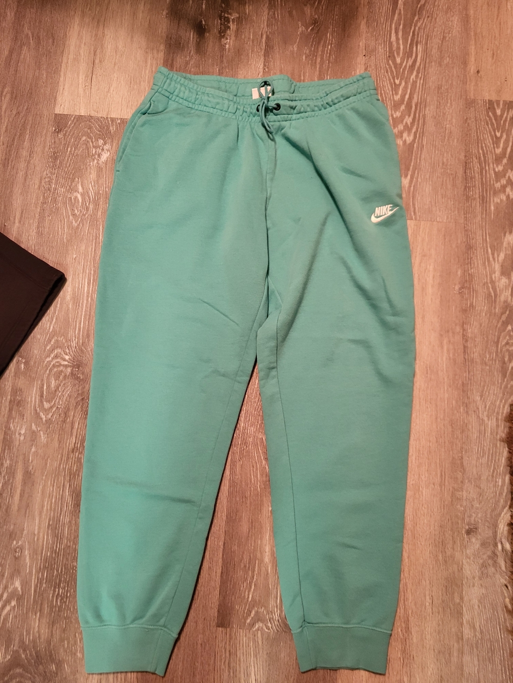 Womens Large Nike Sportswear Sweatpants Aqua Joggers Embroidered Logo